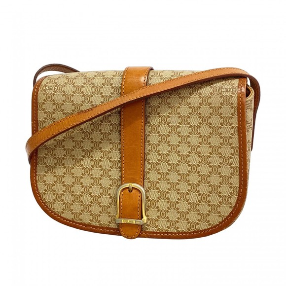 Celine Bag Macadam Shoulder Brown - Picture 1 of 9
